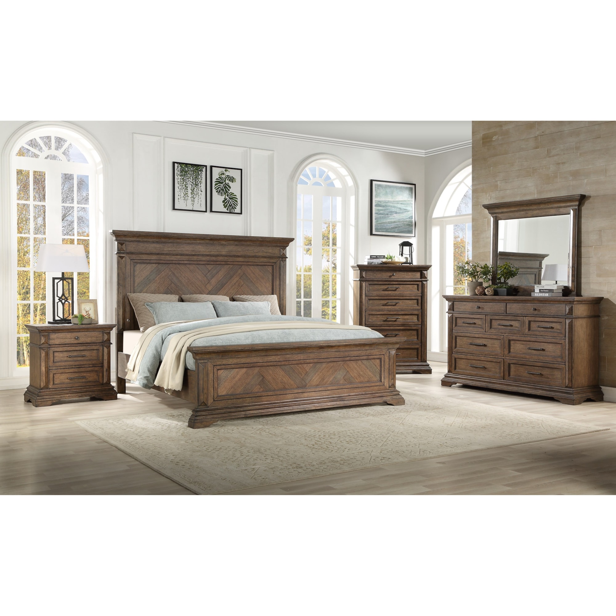 New Classic Mar Vista B658 K Bedroom Group 1 King Bedroom Group Reeds